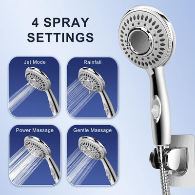 Pet Shower Sprayer with Universal Faucet Adapter
