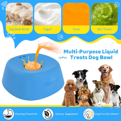 Slow Feeder Lick Bowl for Mess-Free Enrichment