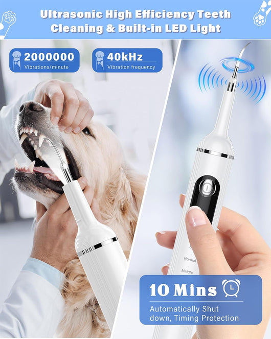 Ultrasonic Dog Toothbrush Dental Cleaning Kit