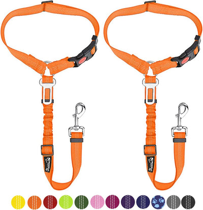 Adjustable Reflective Dog Car Safety Seat Belt Harness