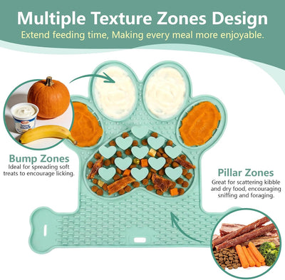 Puppy Lick Mat For Calmer Mess-Free Feeding