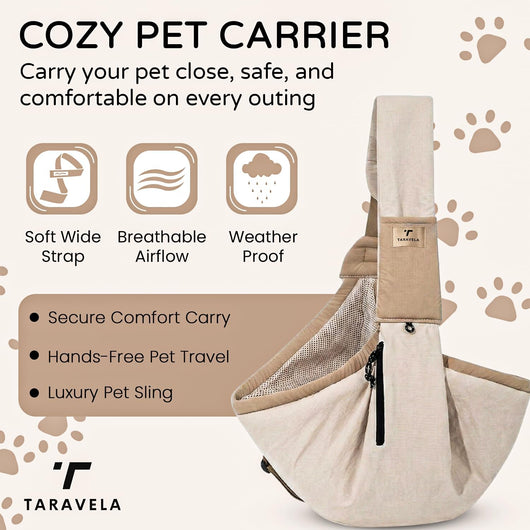 Small Dog Sling Backpack Carrier