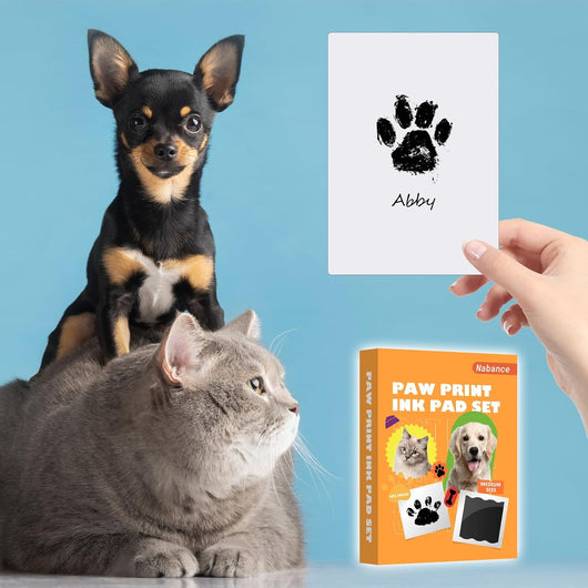 Nabance Inkless Paw Print Kit For Pets