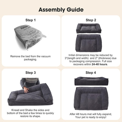 Orthopedic Dog Bed I XL Supportive Couch