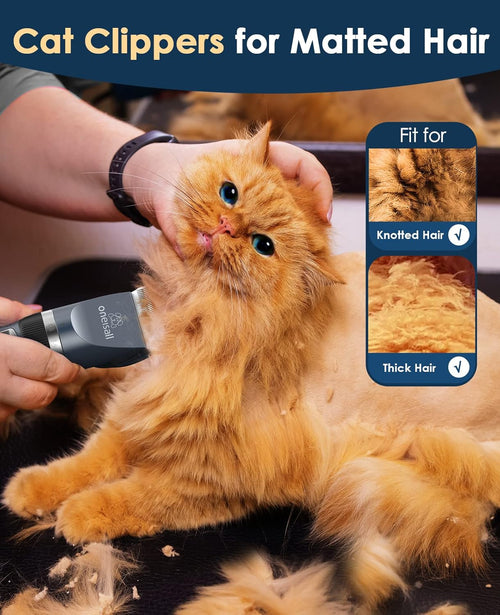 Quiet Pet Grooming Clipper Kit