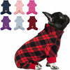 Red Buffalo Plaid Fleece Dog Pajamas