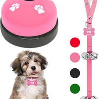 Adjustable Two-Pack Puppy Potty Training Doorbell Set