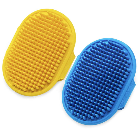 2-Pack Pet Grooming Massage Bath Brushes