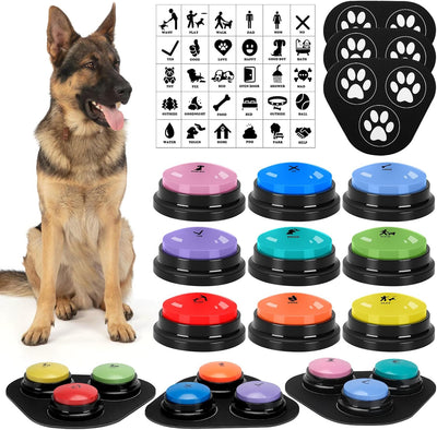 Dog Talking Buttons 9 Pack | Pet Communication Training Set