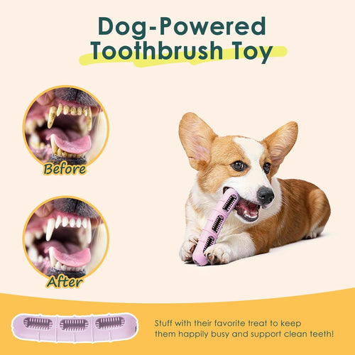 Stuffable Dog Toothbrush Chew Toy