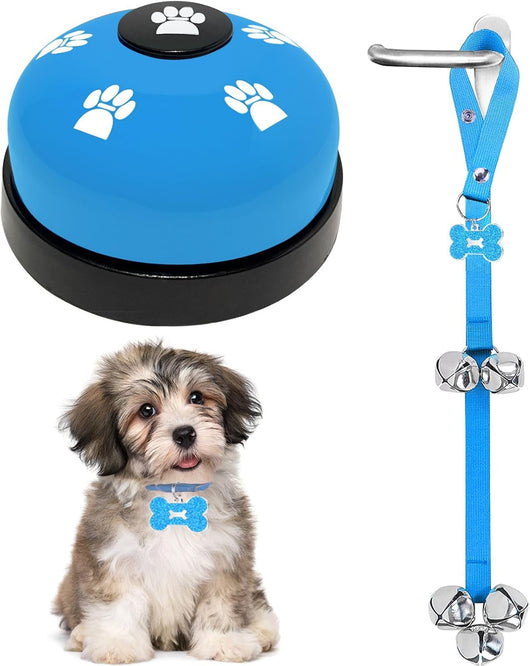 Adjustable Two-Pack Puppy Potty Training Doorbell Set