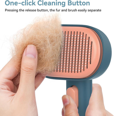 Self Cleaning Slicker Brush For Pets Grooming
