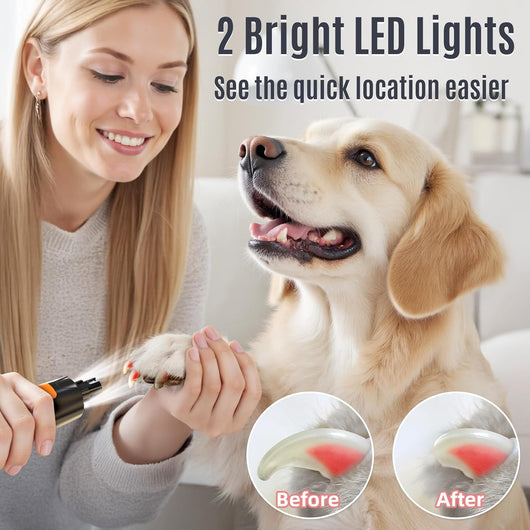 Powerful LED Dog Nail Grinder
