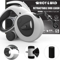 4-in-1 Retractable Dog Leash with LED Light