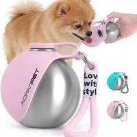 Stainless Steel Dog Water Bottle – 10 oz
