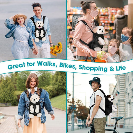 Front Pet Carrier for Small Dogs | Hands-Free Travel Bag