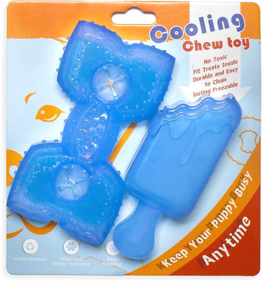 Freezable Puppy Teething Toy Set For Chewing