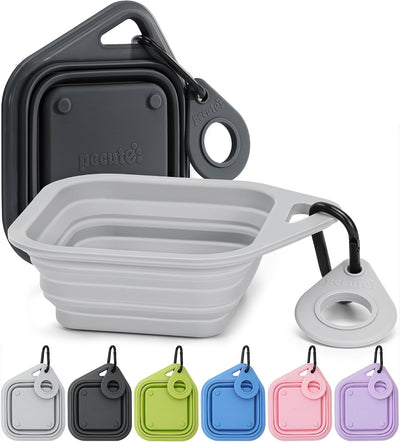 Portable Collapsible Silicone Dog Bowls for Travel