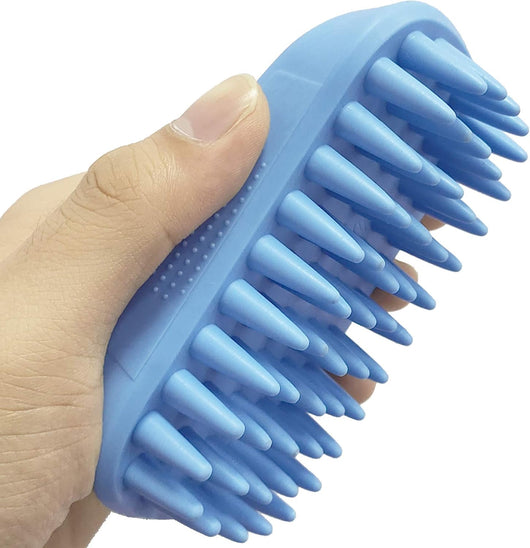 Silicone Pet Shampoo Massage Grooming Bath Brush