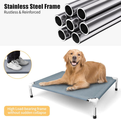 Elevated Cooling Dog Mat For Medium Dogs
