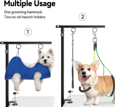 Foldable Adjustable Dog Grooming Arm Clamp Kit