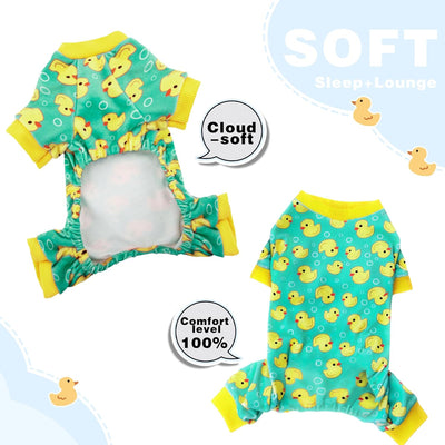 Dog Apparel Pajamas Onesie | Cute Duck Sleepwear