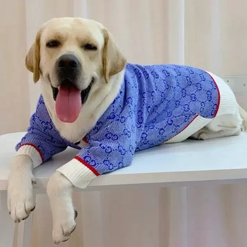 GG Star Cardigan Sweater For Big Dogs