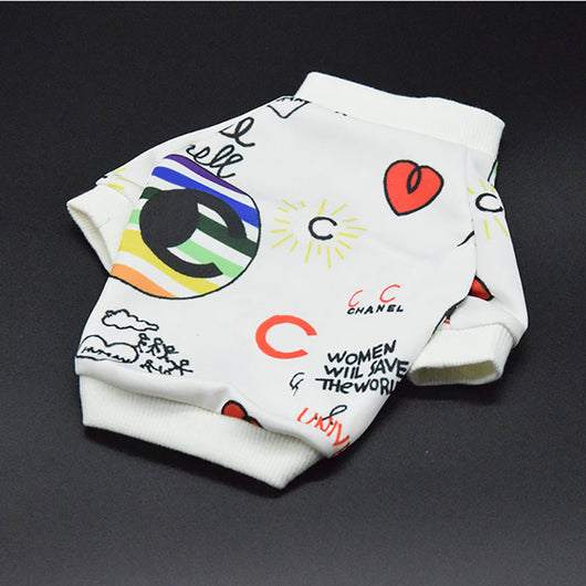 CC Drip Graffiti Rawcut Sweater
