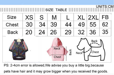 GG Lux Striped Sparkle Dear Doggo Offbeat Jacket