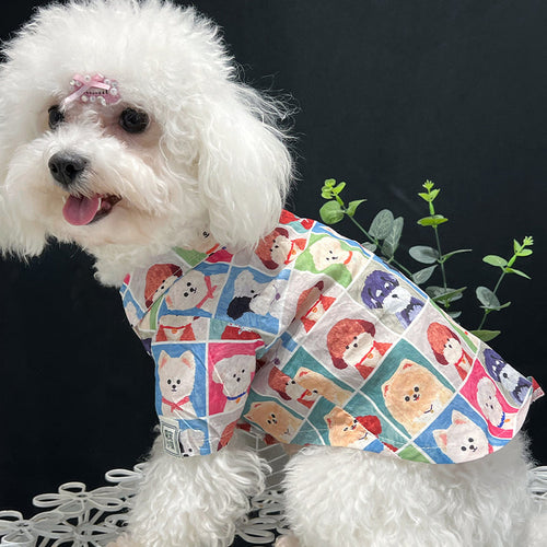 Pet Dog Sketchy Clothes