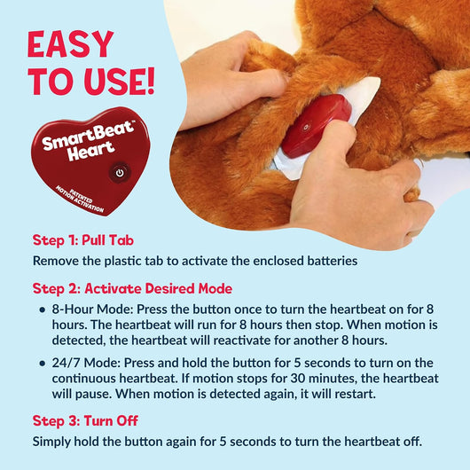 Puppy Heartbeat Comfort Toy For Calm Sleep