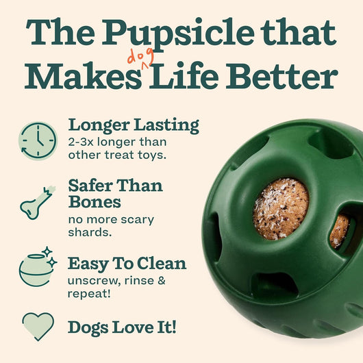 Refillable Frozen Treat Toy for Large Dogs
