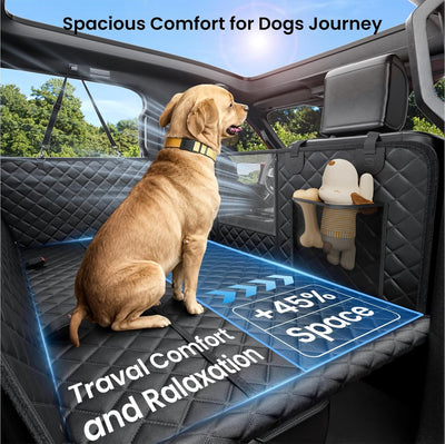 Hard Bottom Dog Car Seat Cover XL