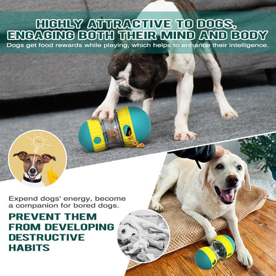 Adjustable Dog Treat Dispensing Puzzle Toy Ball