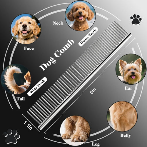 4-in-1 Dog & Cat Grooming Scissors Kit