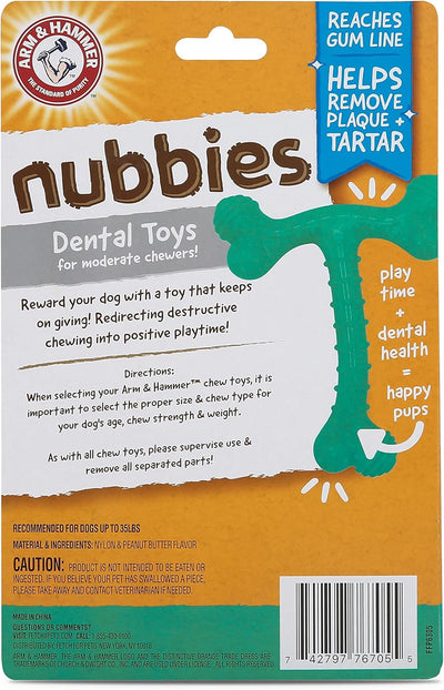 Peanut Butter Dog Dental Chew Toy