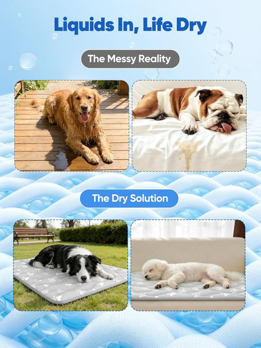 Rywell Cooling Dog Mat Keeps Pets Dry