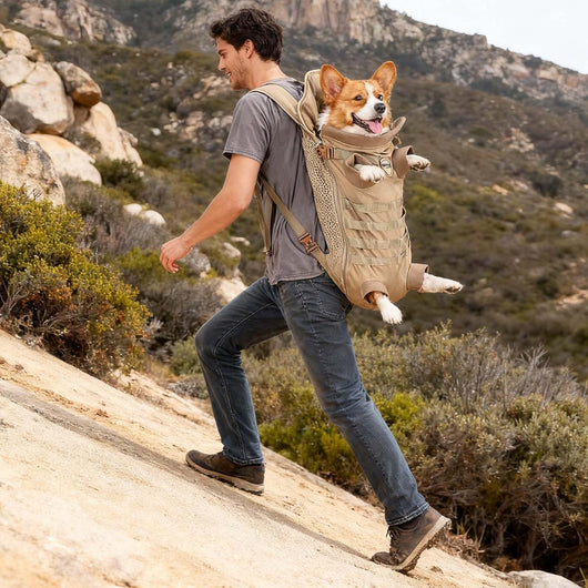 Dog Carrier Backpack | Tactical Pet Backpack for Medium Large Dogs