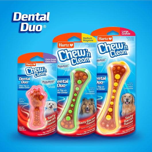 Hartz Dental Duo Chew Dog Toy