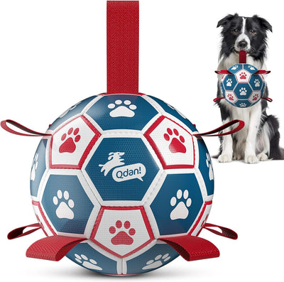 QDAN Dog Soccer Ball 6" I Toy for Small & Medium Dogs