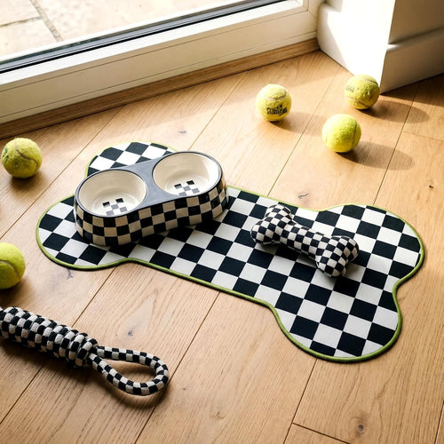 Buffalo Plaid Dog Placemat Mat 14x24