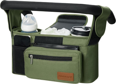 Universal Stroller Organizer Bag With Insulated Cupholder