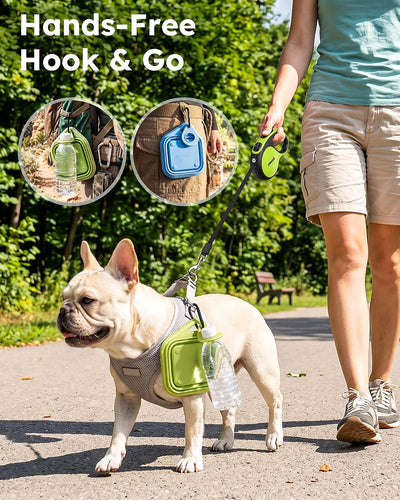 Portable Collapsible Silicone Dog Bowls for Travel