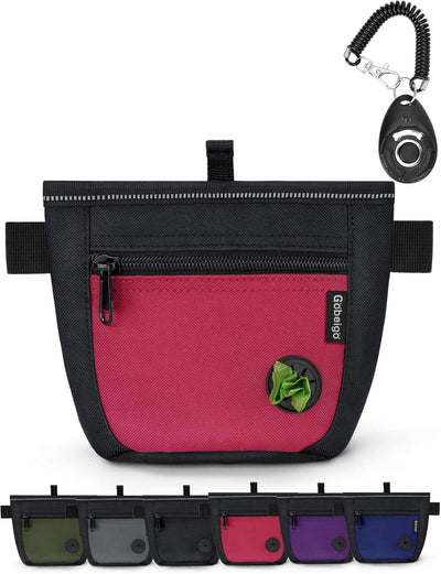 Spill-Proof Magnetic Dog Treat Pouch Training Kit