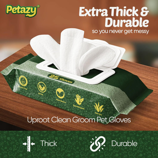 Petazy Hypoallergenic Pet Glove Wipes
