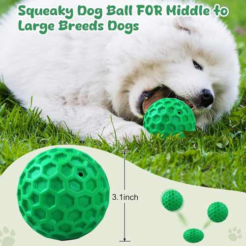 Indestructible Squeaky Dog Ball