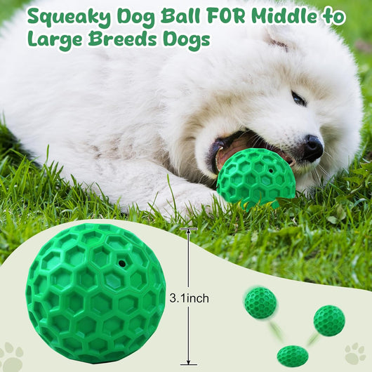 Indestructible Squeaky Dog Ball