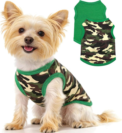 2 Pack Dog Shirts XS | Small Dog Summer Clothes