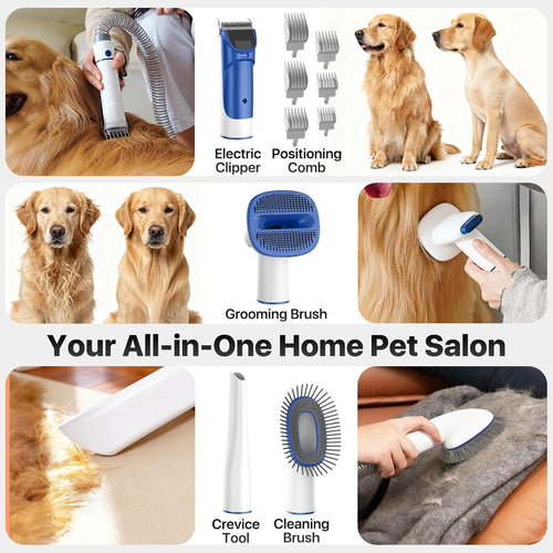 buenkee Dog Grooming Vacuum Clipper Kit