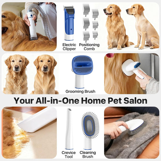 buenkee Dog Grooming Vacuum Clipper Kit
